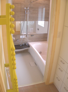 タオルウォーマー　施工例２　横浜